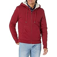 Amazon Essentials Felpa con Cappuccio e Cerniera Integrale in Pile Foderata in Sherpa Uomo