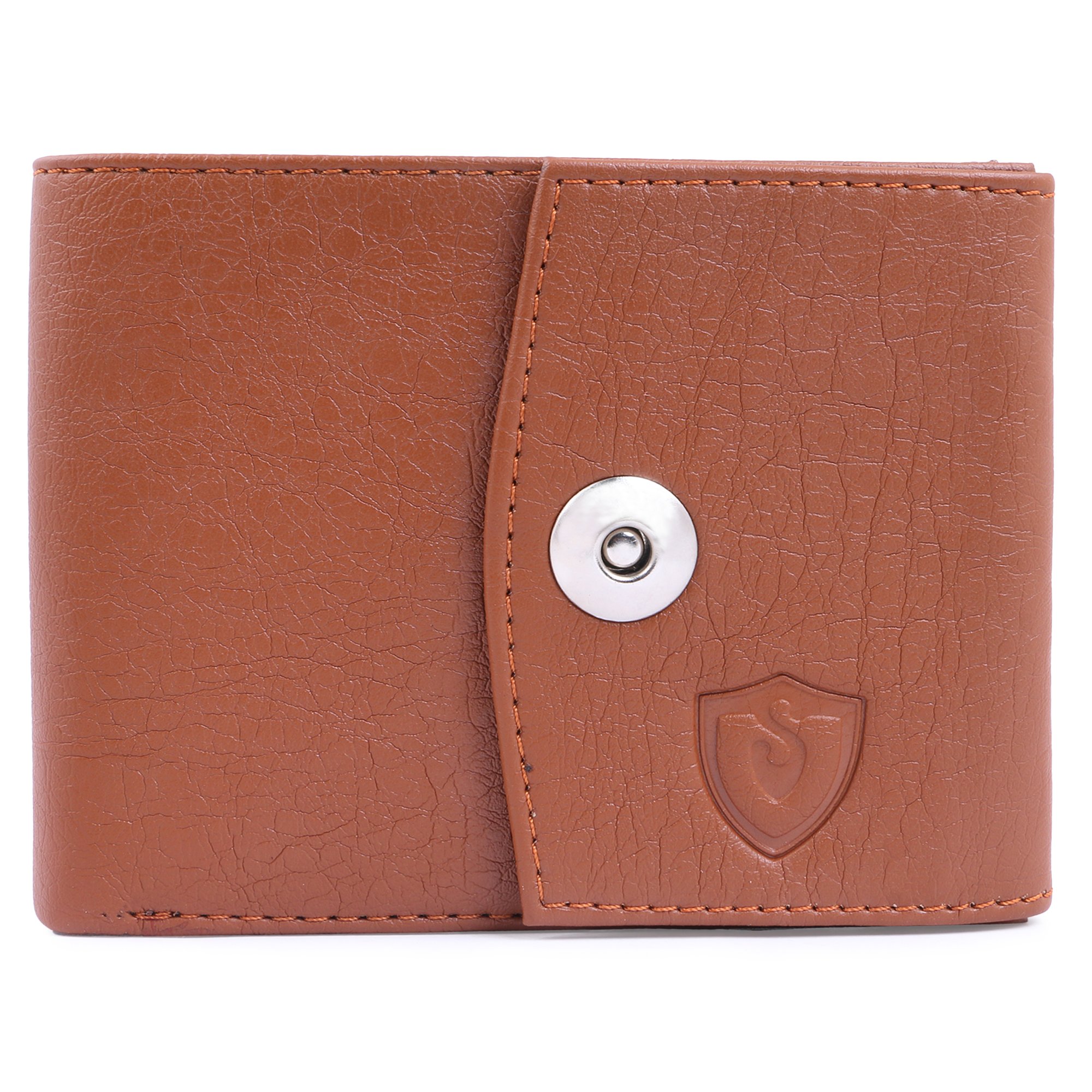 Artifical Leather Wallet for Men/Men's Wallet (Tan)-image-45