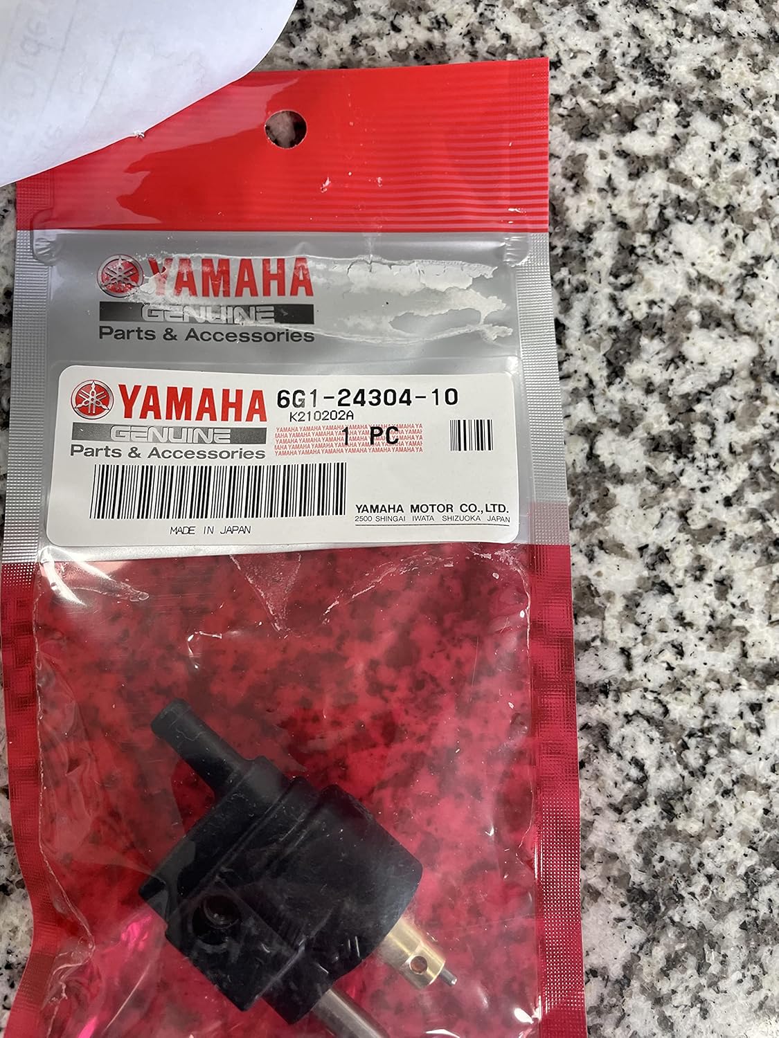 Yamaha 6YL243040000 Fuel Pipe Joint Complete 1; New 6G1243041000 Made by