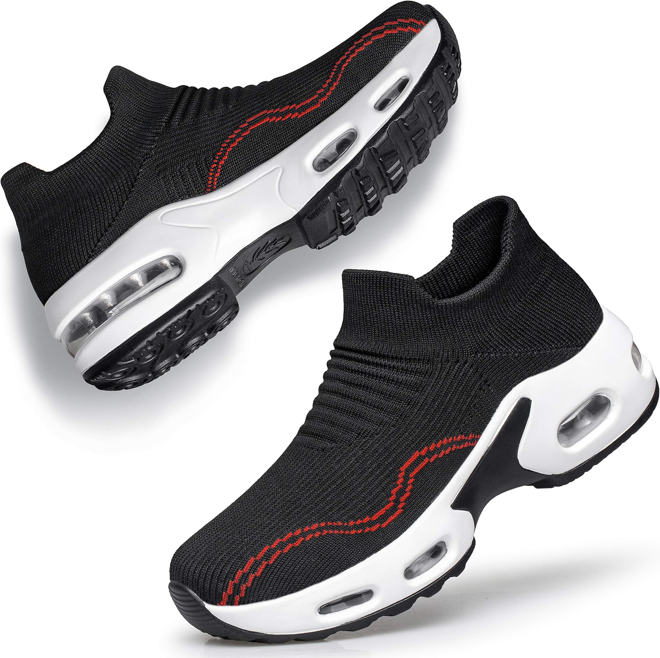 Womens Walking Shoes Slip on Sock Air Cushion Sneakers