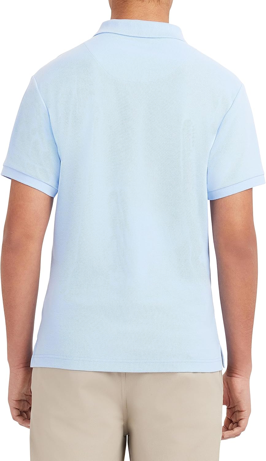 Nautica Young Men's Uniform Short Sleeve Stretch Pique Polo - Image 2