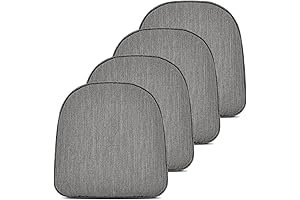 baibu Set of 4 Super Soft Grey Metal Dining Chairs, Set of 4
