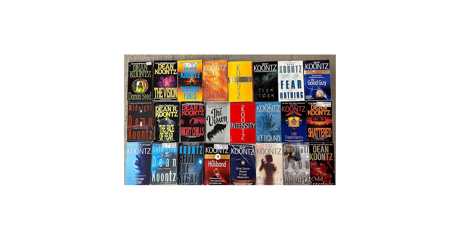 Amazon.com: Dean Koontz Thriller Novel Collection 24 Book