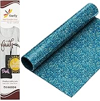 Vista 118 de Firefly Craft - Lámina de vinilo elástico para transferencia de calor, HTV metálico, para planchar para usar con Cricut y Silhouette, para prensa