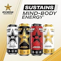 Vista 5 de Rockstar Bebida energética, fruta perforada, latas elegantes de 12 onzas (paquete de 8)