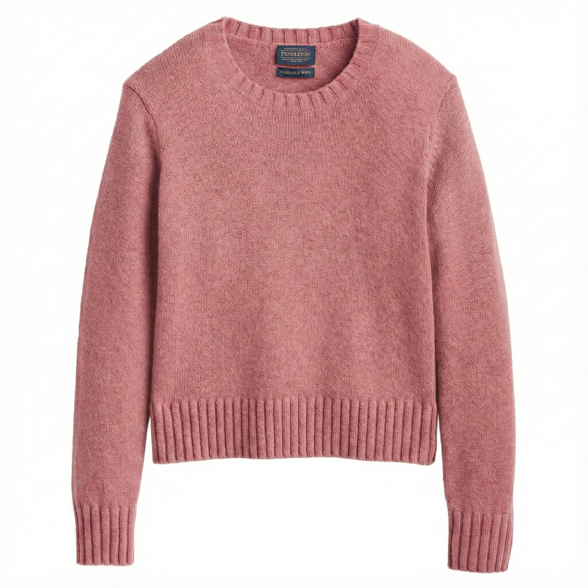 Pendleton Women's Shetland Crew, 100% Soft Knit Wool Pullover, Classic Crewneck, Relaxed Fit, Comfortable Long-Sleeve Top