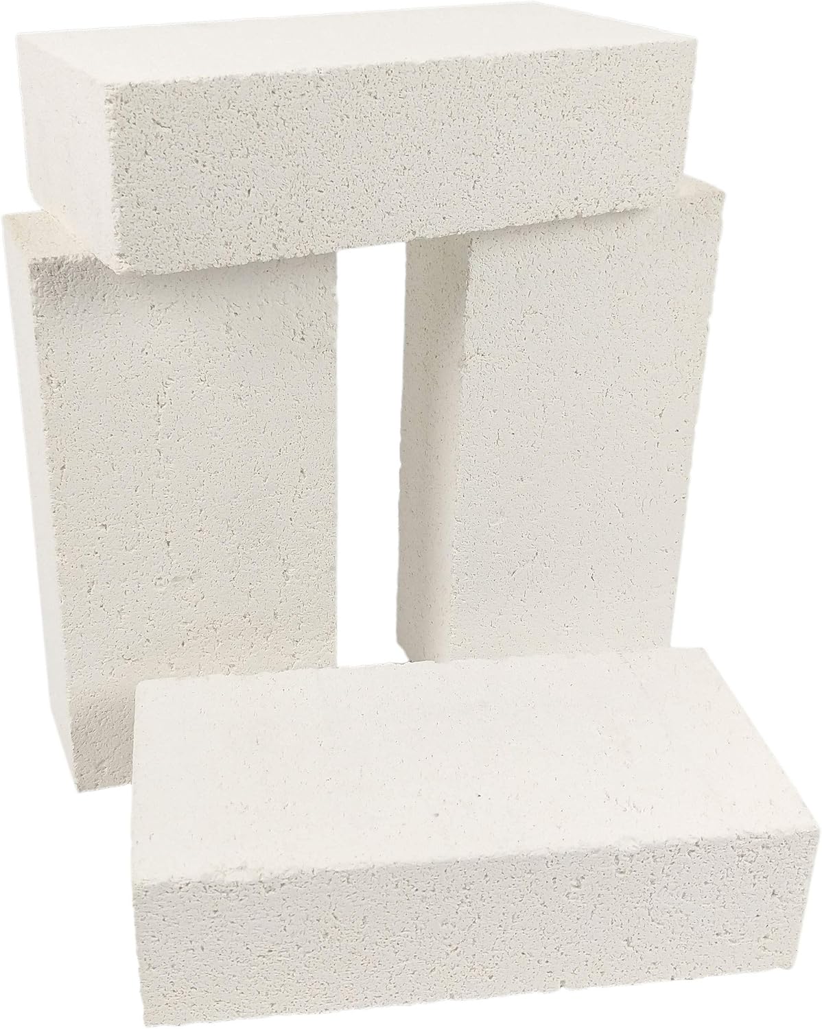 Lynn Manufacturing Insulating Fire Brick, Heat Insulation Block, Low Thermal Conductivity, 2.5 x 4.5 x 9, Pack of 4, 3000F-Rated, for Kilns, Forges, Furnaces, Soldering, 3130R
