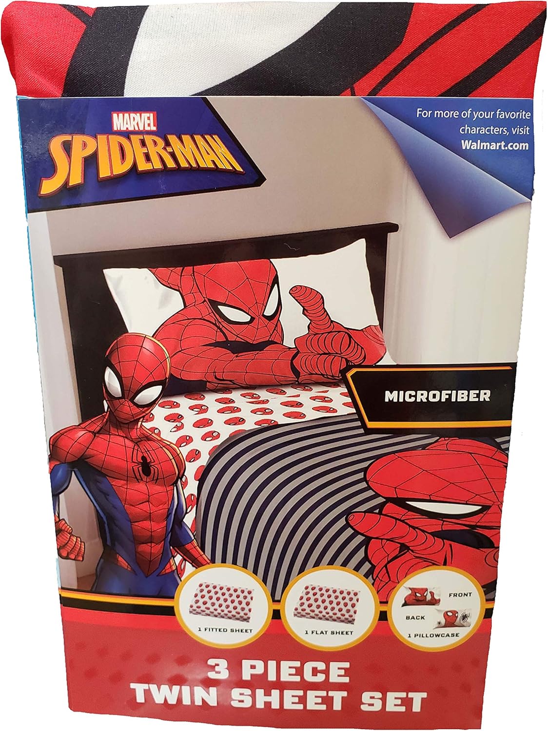 walmart spiderman sheets