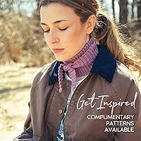 Vista 5 de Lion Brand Yarn Coboo - Ovillo de bambú (3 unidades), color lila