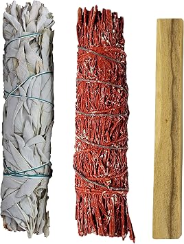 Activate White Sage Pack Bundle - 4 Inches Smudge Sticks Home Spiritual Cleansing Meditation Relaxation Aromatherapy Healing Energy Rituals - Premium California White Trinity Pack