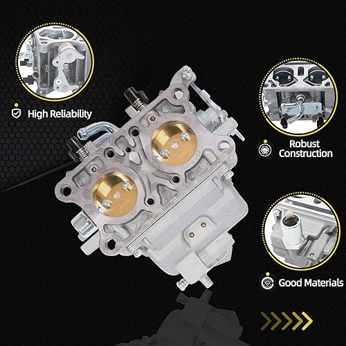 Miniatura 4 de Carburador Carb con kit de juntas, para motor Kawasaki FD750D, 15003-2879, 15003-2977, 15004-1046