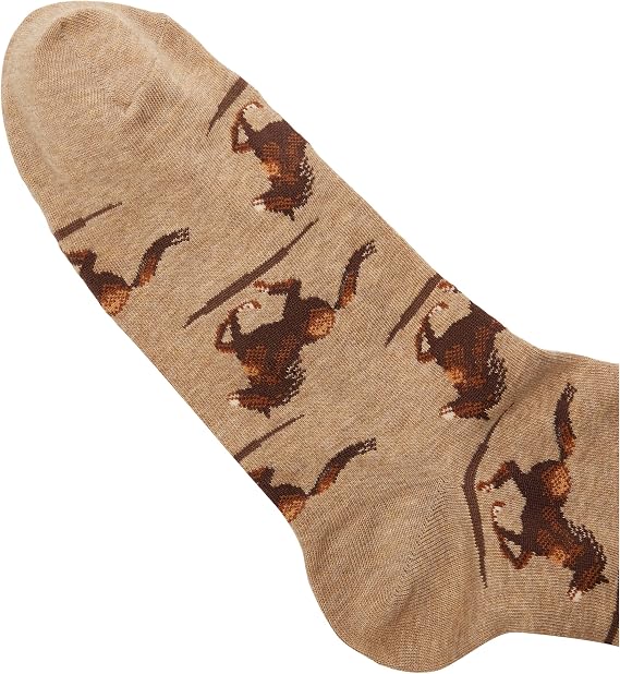 Hot Sox Men's Fun Sports and Athletics Crew Socks - 1 Pair Pack - Cool & Funny Novelty Fashion Gifts