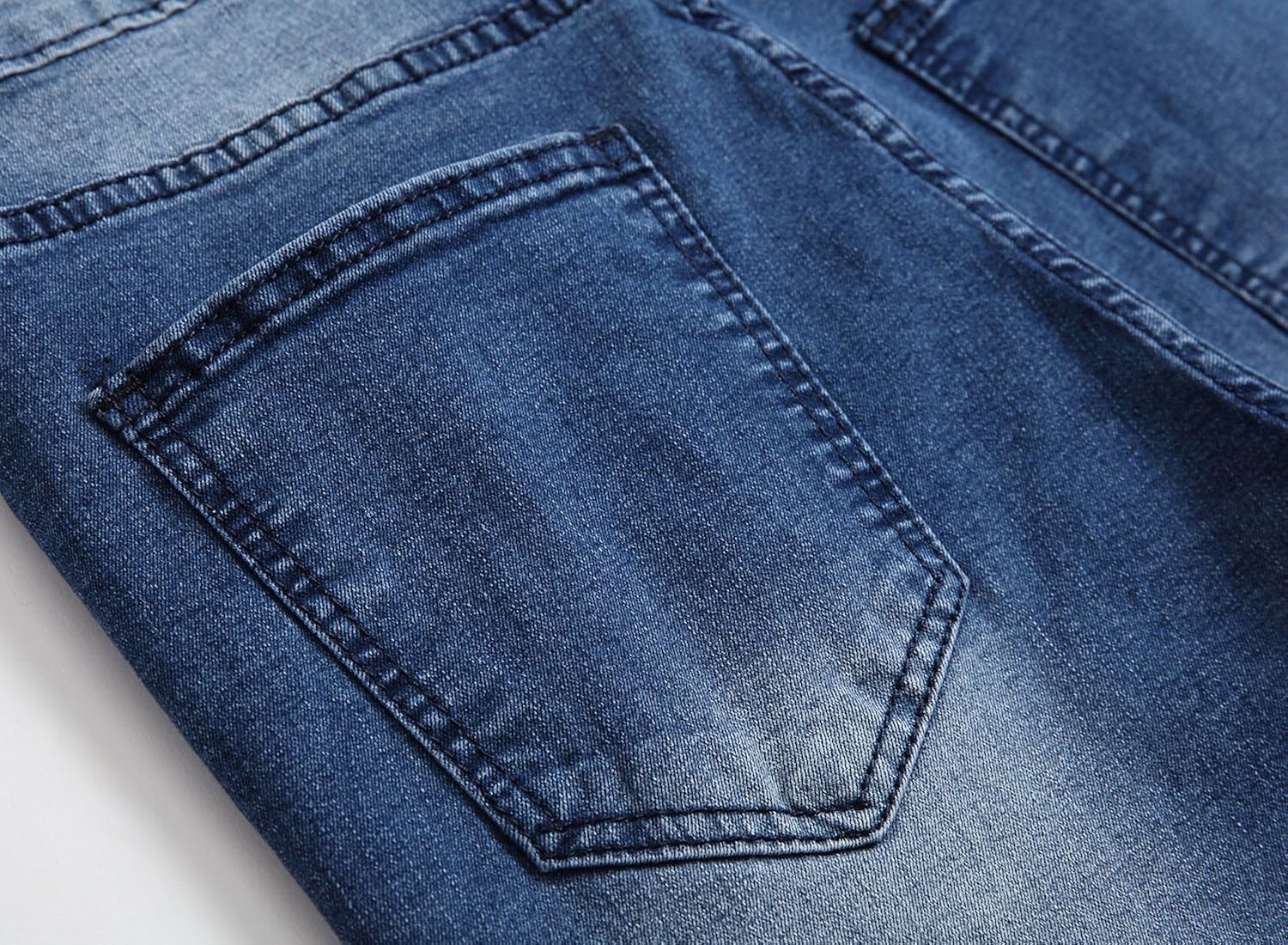 Men's Skinny Fit Ripped Destroyed Fashion Comfy Stretch Jeans Pants