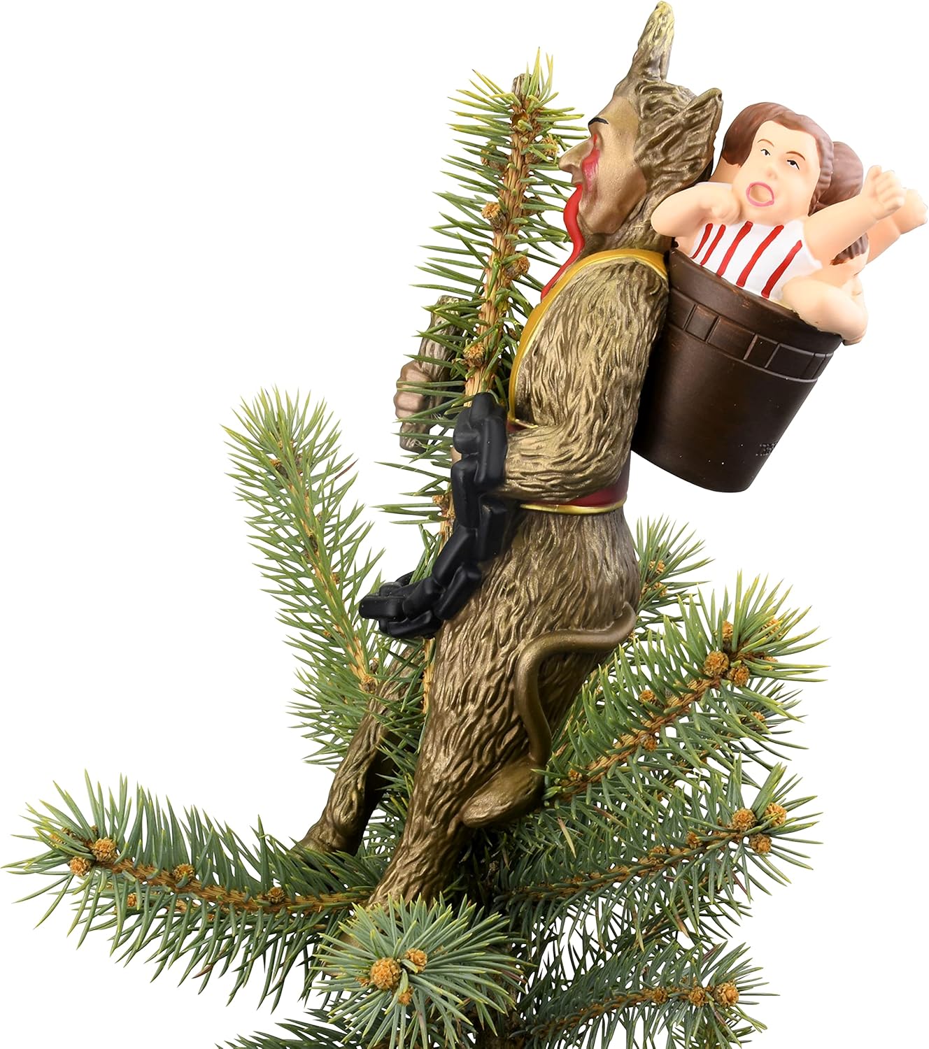 Tree Buddees Creepy Krampus Tree Topper for Christmas or Halloween Trees - Large 10"