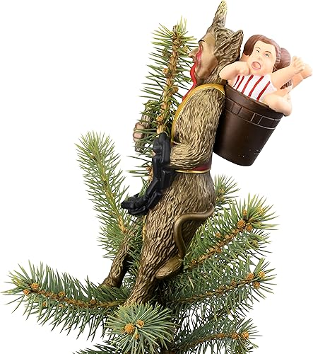 Miniatura 6 de Tree Buddees Creepy Krampus - Decoración para árbol de Navidad o Halloween, grande, 10 pulgadas