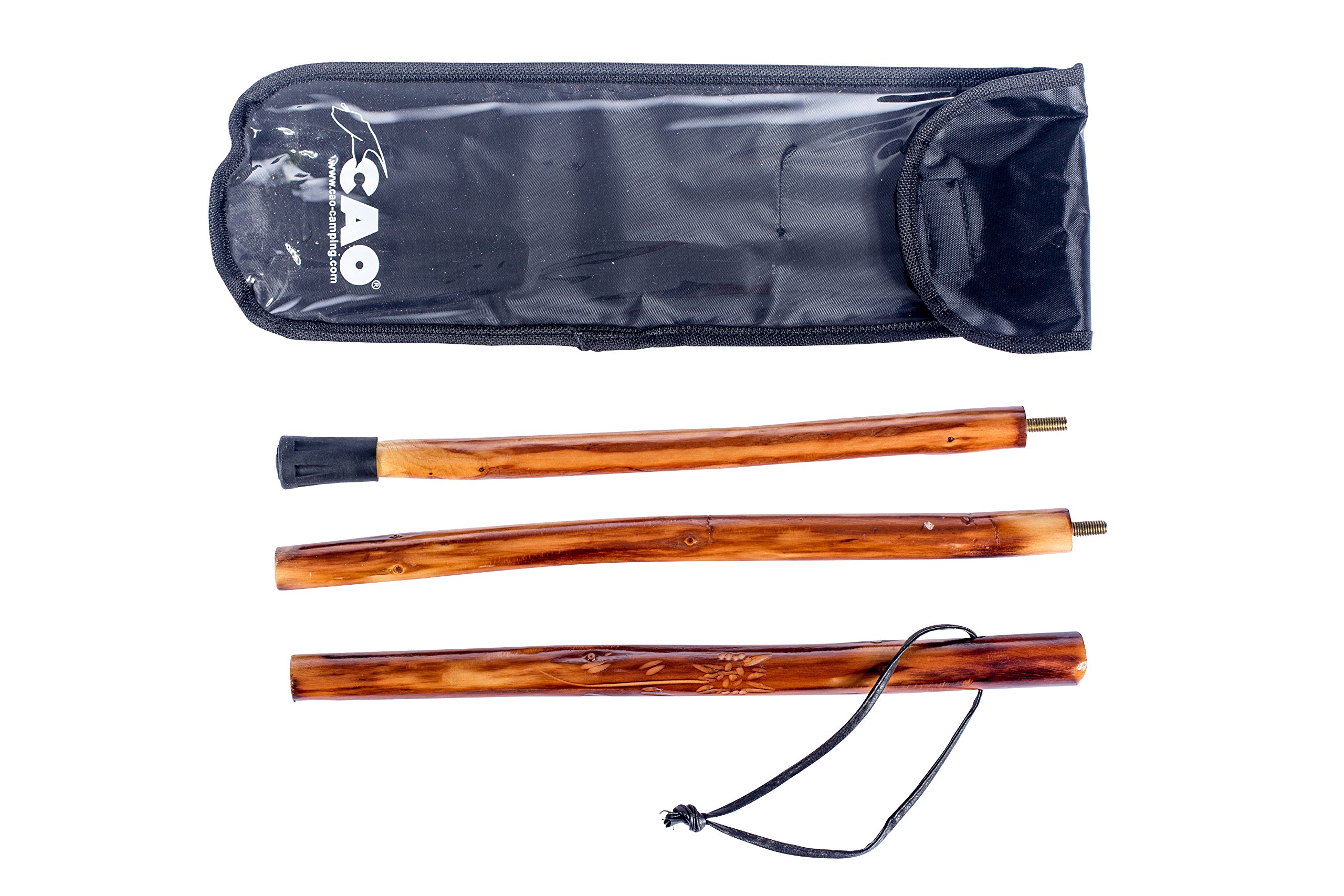 C.A.O. - Bâton Bois de Marche en Pin - Longueur 110 cm - Diamètre ø 2,5 cm