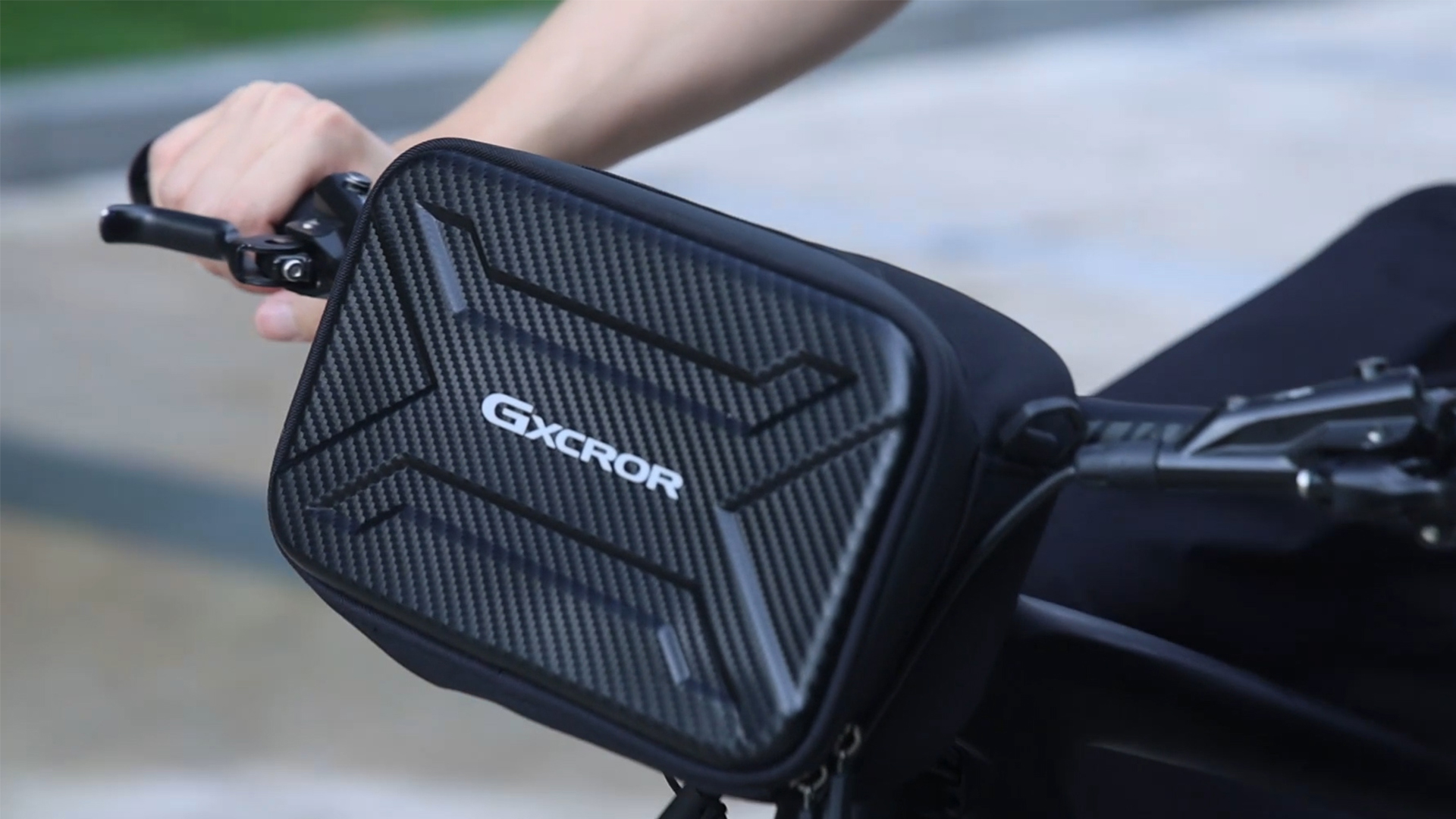 GXCROR 3L Lenkertasche Fahrrad,Fahrradtasche Lenker,Lenkertaschen,Fahrradlenkertasche für Rennrädern und Mountainbikes Sport & Freizeit