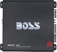 Vista 8 de BOSS Audio Systems R4002 serie Riot amplificador estéreo de audio para auto – 800 W de alta salida, 2 canales, clase A/B, 2/4 ohmios, entradas