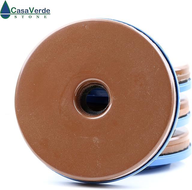 6pcs/Set 125mm Bullnose Diamond Edge polishing Pads (DC-REGPP02)