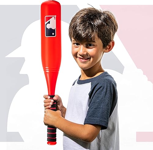 Miniatura 18 de Franklin Sports MLB - Bate de béisbol de plástico para niños, bate de patio trasero con barril grande para niños pequeños, bate de plástico grueso