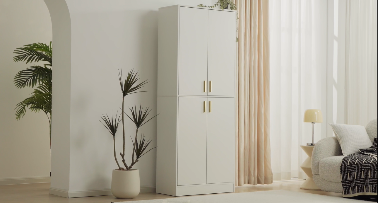 Amazon.com: Cozy Castle Kitchen Pantry Cabinet, 71