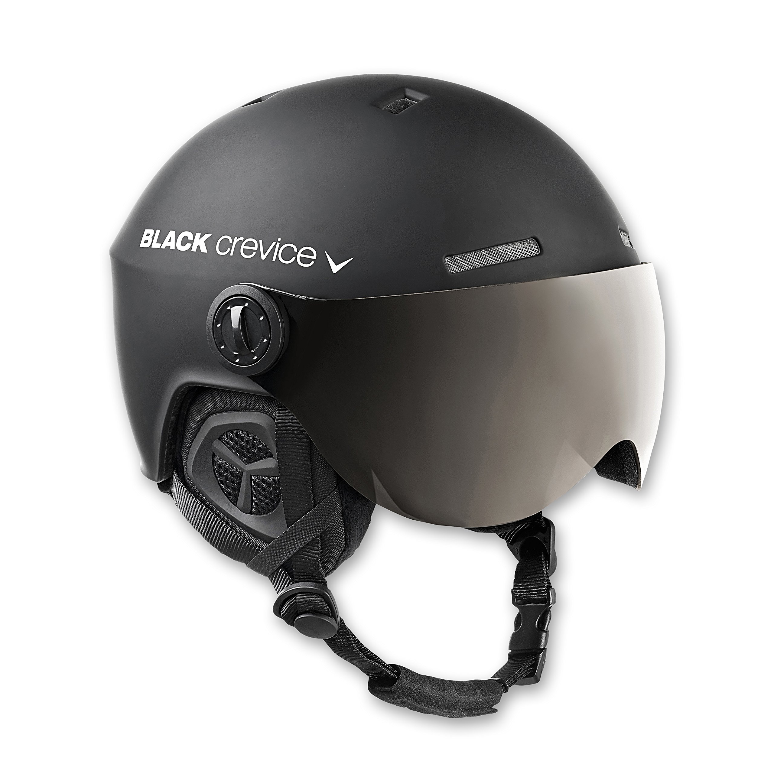 Black Crevice Gstaad Ski Helmet black M/L
