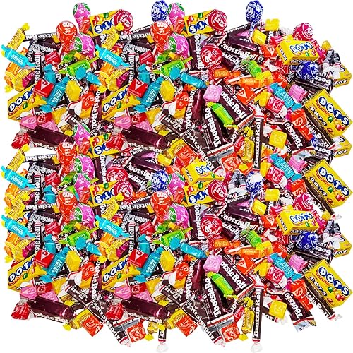 Surtido de dulces de frutas y chocolate a granel Tootsie Roll Fruit Chews and Original Chocolate Midges Tootsie Pops Starburst and Dots 95 libras