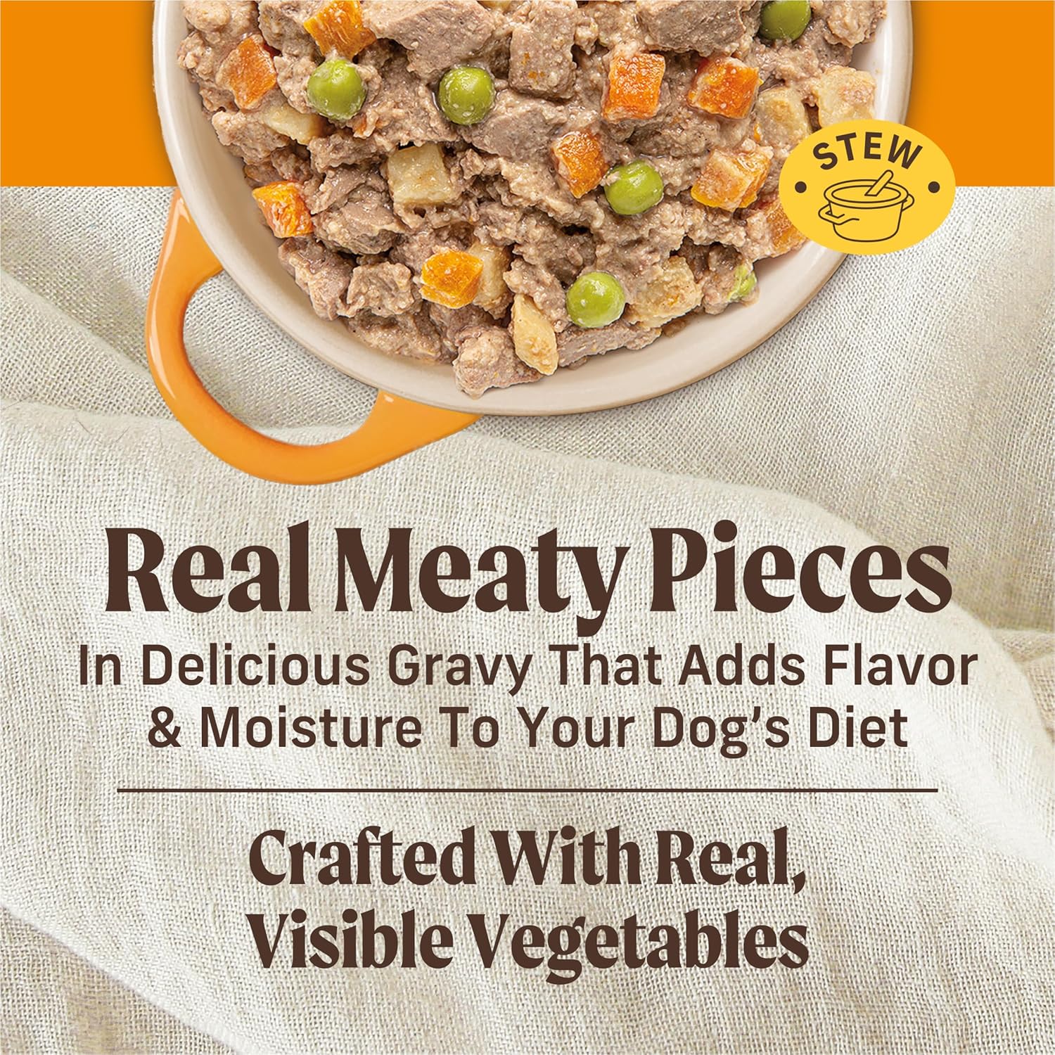 Merrick Grain Free Wet Dog Food, Premium And Wholesome Gluten Free Canned Adult Dog Food, Grammy’s Pot Pie - (Pack of 12) 12.7 oz. Cans