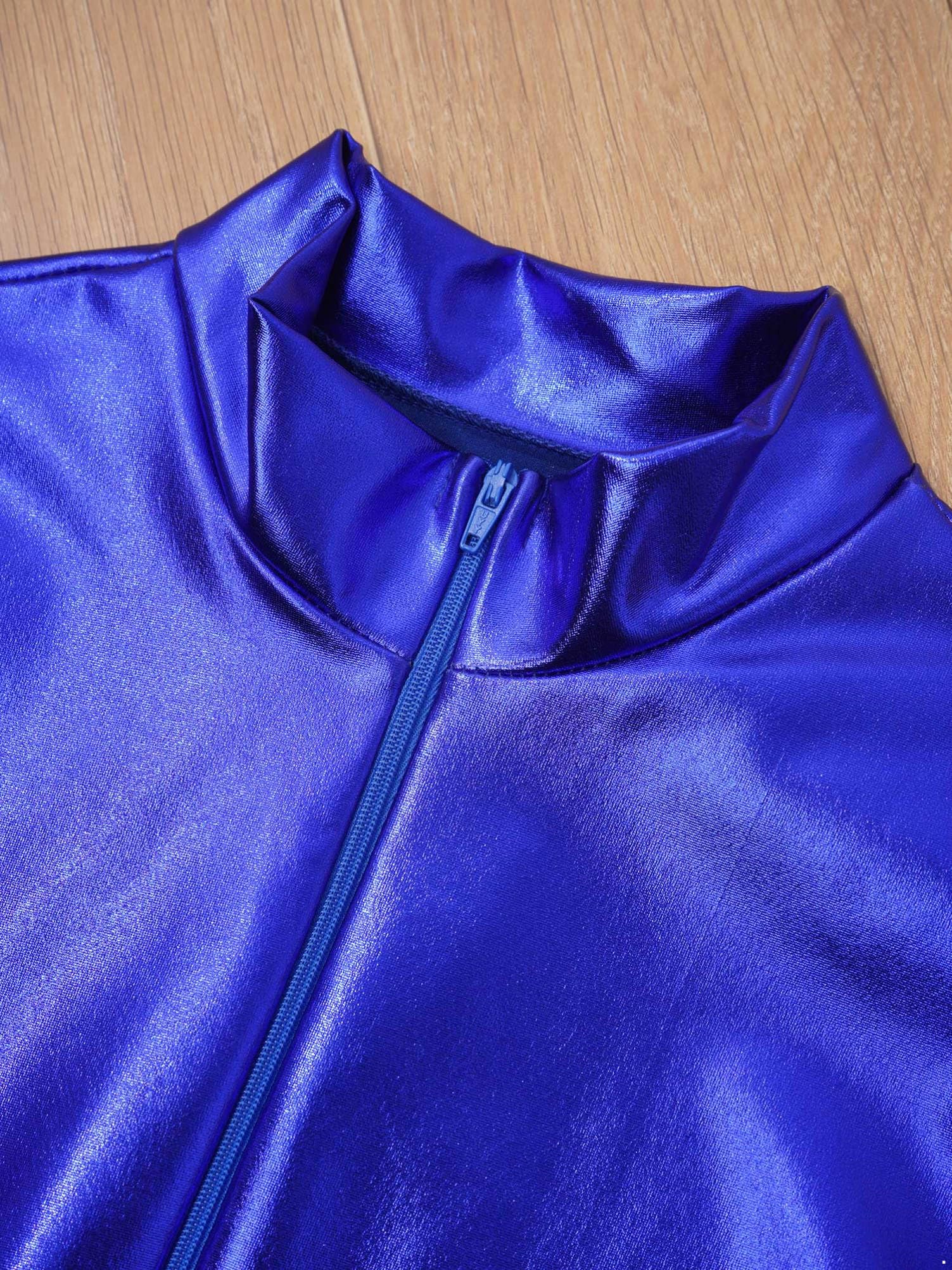 Alvivi Mujer Body Ajustado Manga Larga Monos Completos de Gimnasia Ritmica Leotardo de Patinaje Artistica Maillot de Danza Ballet Jumpsuit Bodysuit