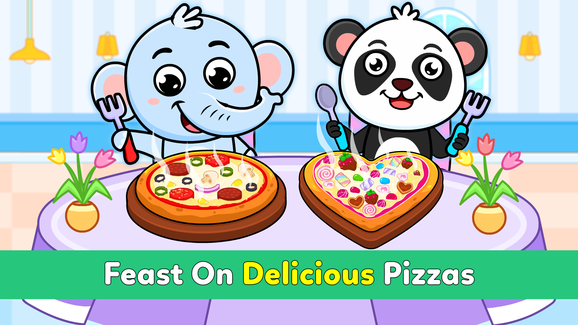 Aplicación Juegos de pizza para niños: juegos de cocina Timpy para ...