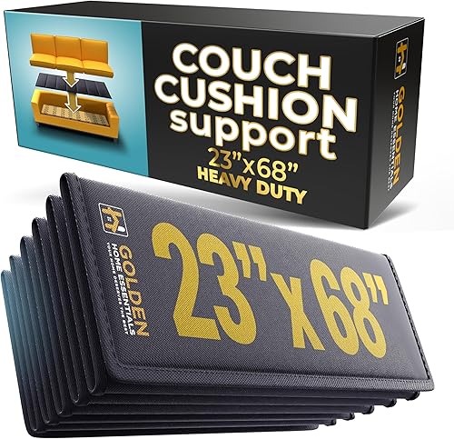 Golden Home Essentials Soporte de sofá extra fuerte de 20 x 68 pulgadas para cojines caídos, tablero de soporte de cojín de sofá  0.4 pulgadas de