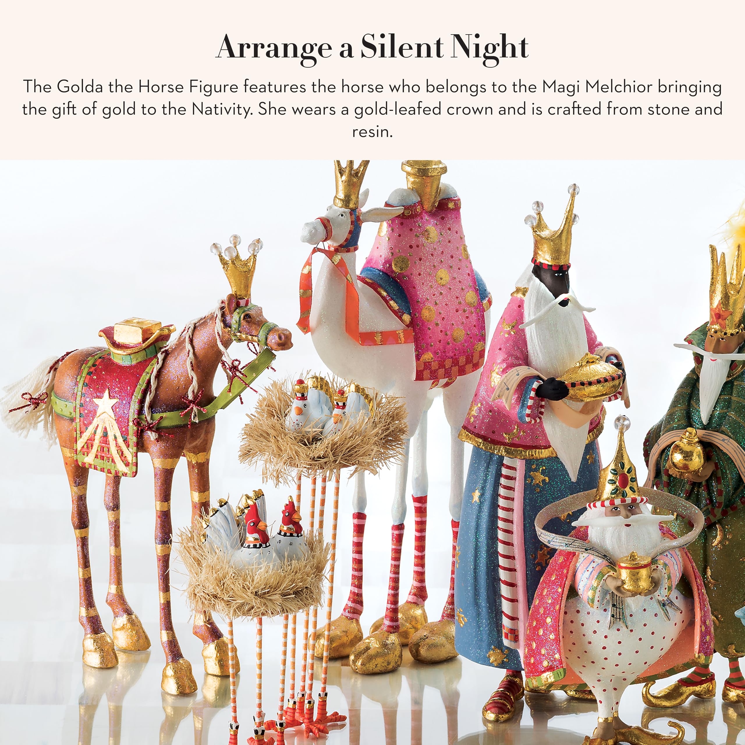 Amazon.com: MACKENZIE-CHILDS Patience Brewster Nativity Figurine