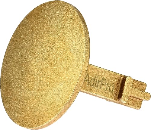 AdirPro Marcadores de topografía  Tapas de marcado de límites permanentes de perfil bajo y latón macizo duradero  para topografía y medición de disponible en Yaxa El Salvador