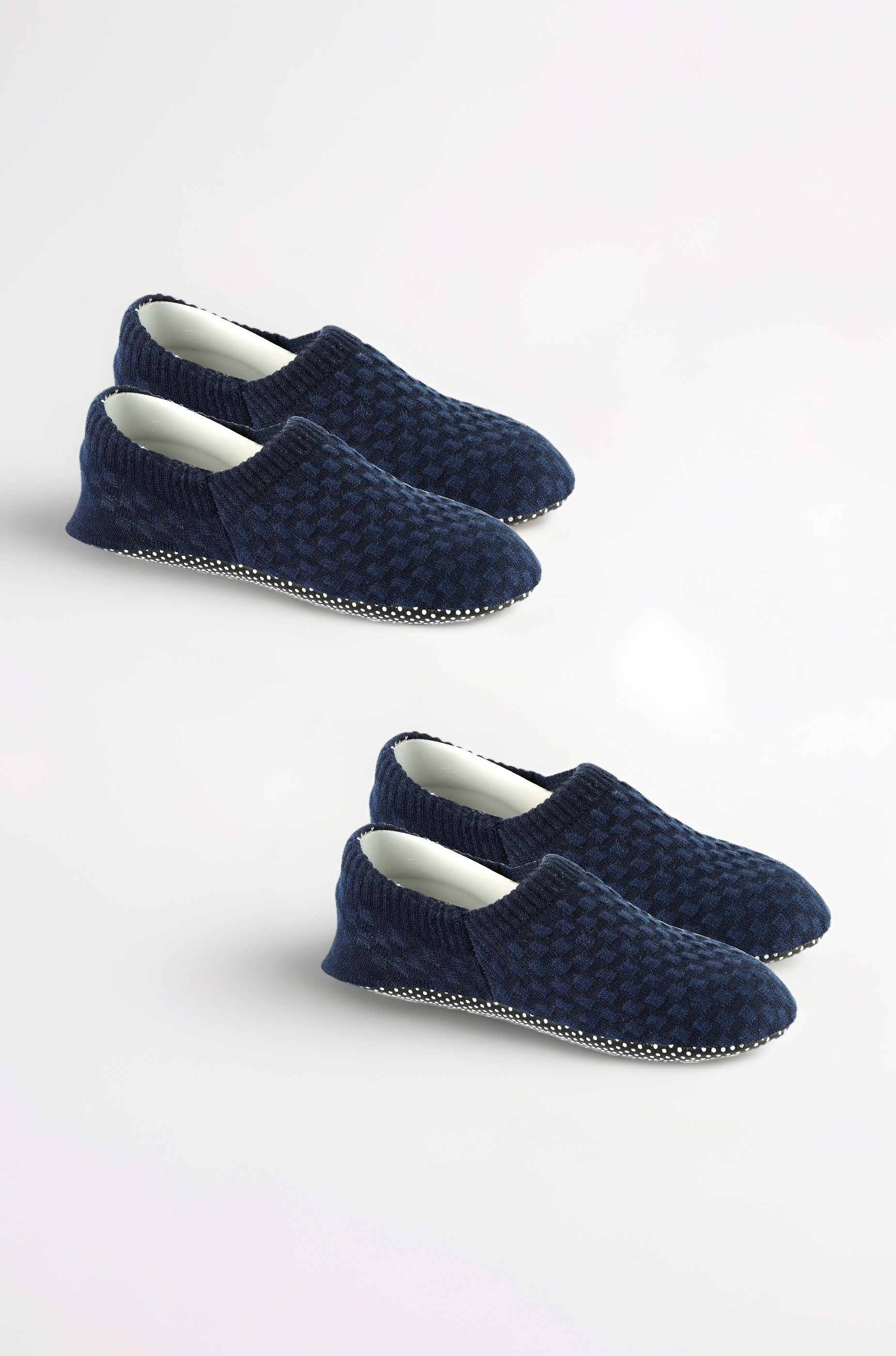 Anti Skid/Slip Slipper Socks (2 Pair Pack) – Lightweight Rubber Grip Slippers Sock For Women & Men | Ultrasoft Comfort Slipper Shoes For Office, Home, Outdoor & Indoor