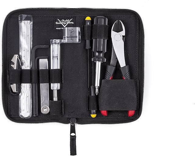 Fender 990519000 Custom Shop Tool Kit, Black, 9.0 cm*29.0 cm*19.0 cm