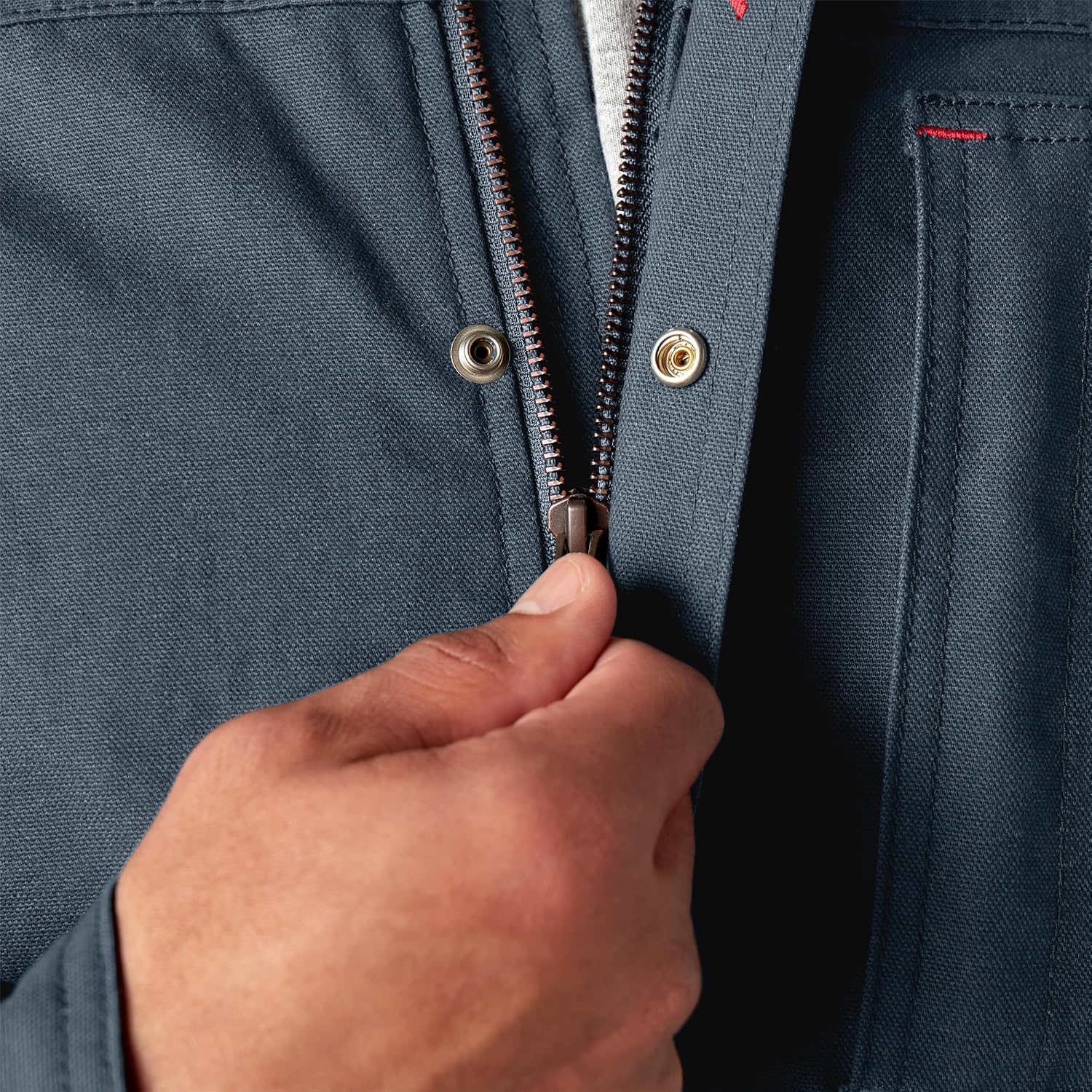 Dickies mens Tradebuilt Wax Coated Canvas Chore Coat