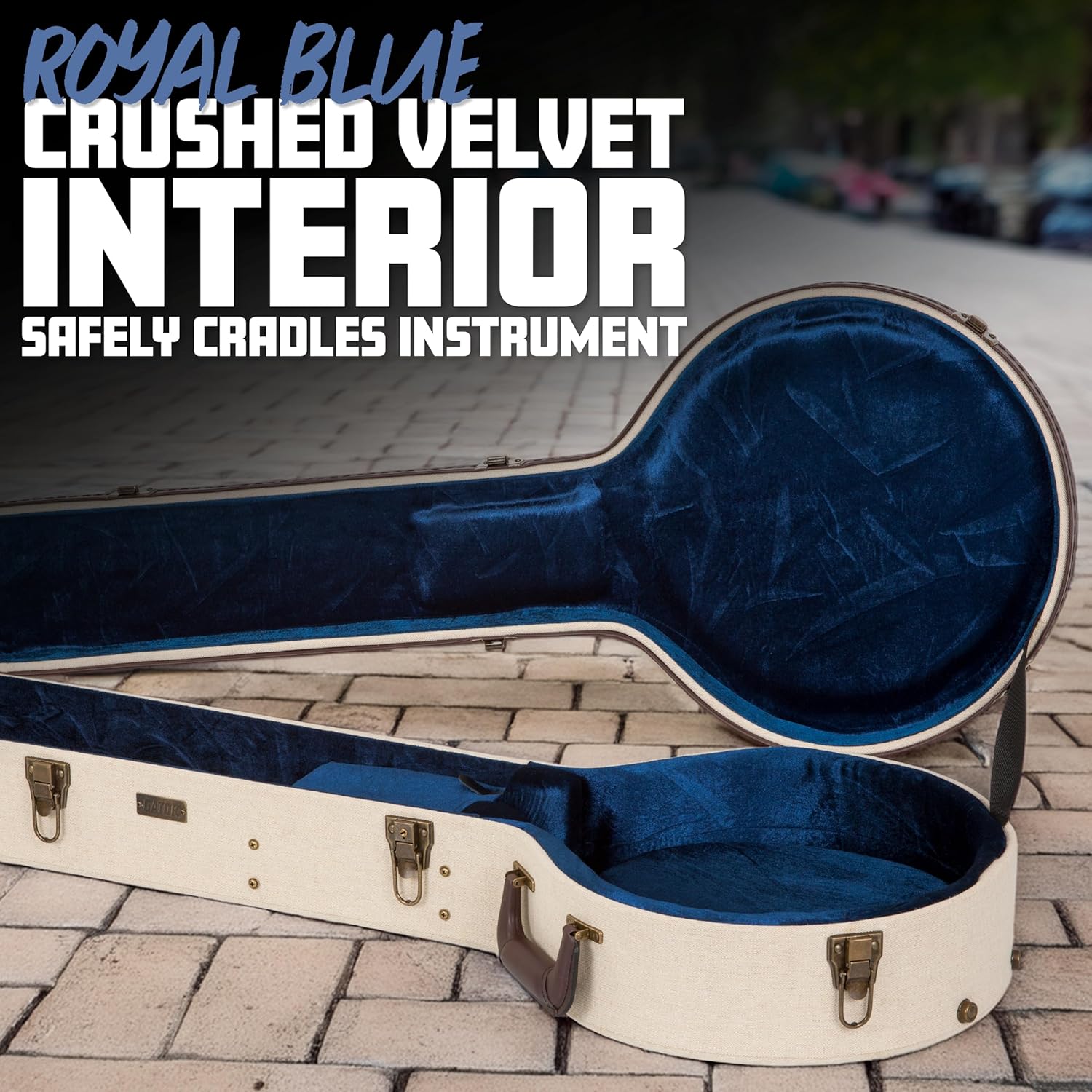 Gator Cases Journeyman Series Deluxe Wood Case for Resonator Style Acoustic Guitars