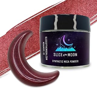 Amaranth Red Mica Powder | Skin Safe, Fine Pigment Powder for Epoxy Resin, Body Butter, Lip Gloss, Candle Color Dye, Soap Colorant & Slime Pigment Dust — 0.42oz (12g)