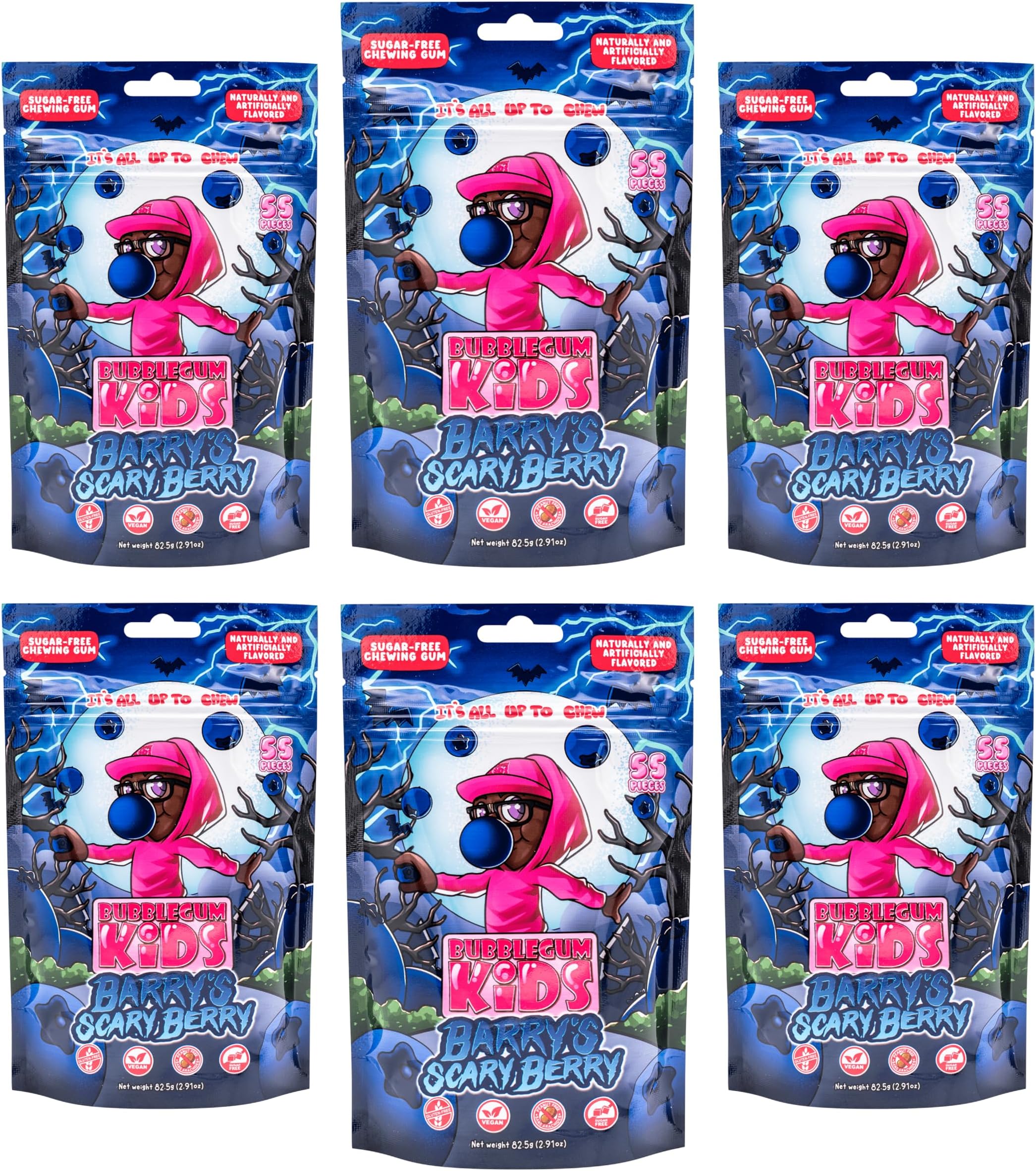 Bubblegum Kids Sugar Free Gum Bubble Gum for Kids and