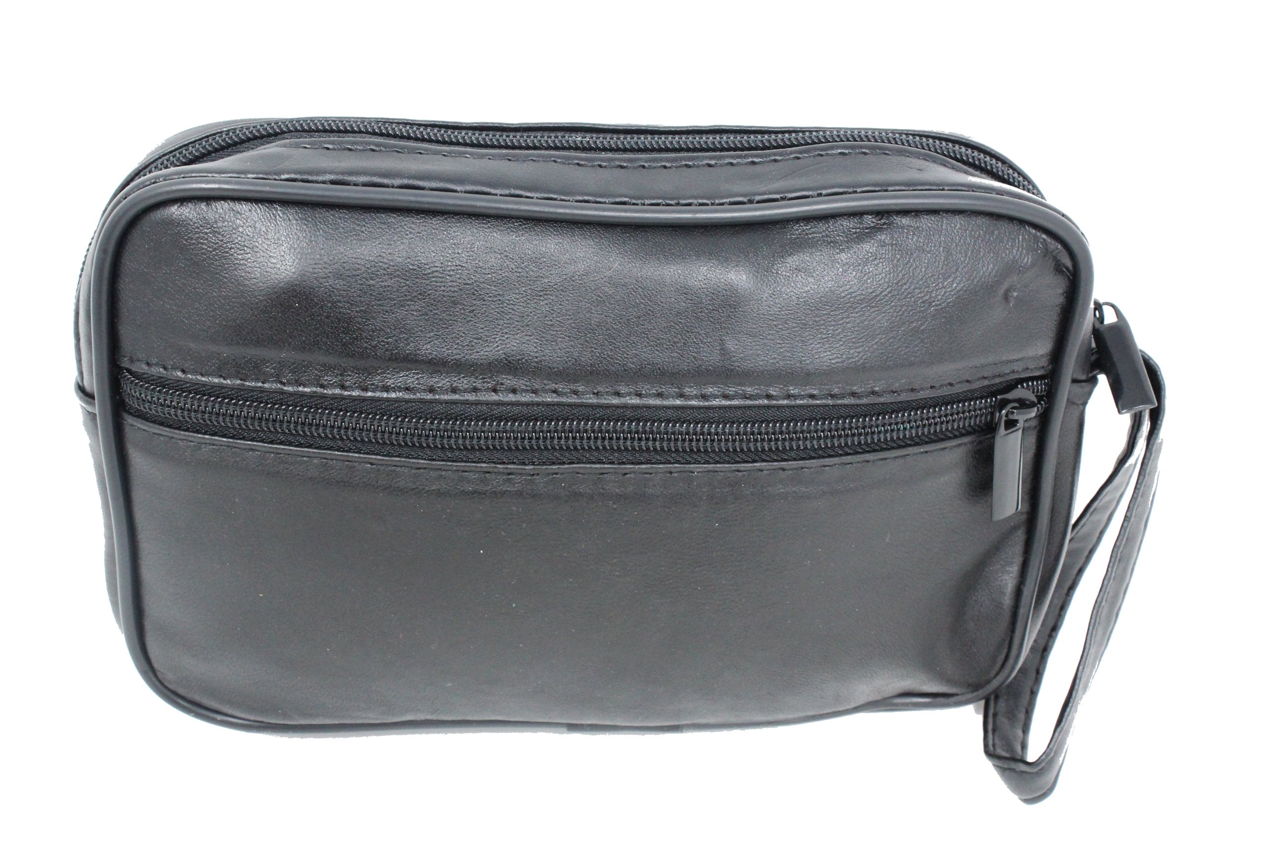 Frédéric Johns® - Herren-Handtasche, leer, Tasche, Leder, Schwarz