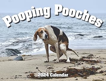 2021 Pooping Pooches White Elephant Gag Gift Calendar