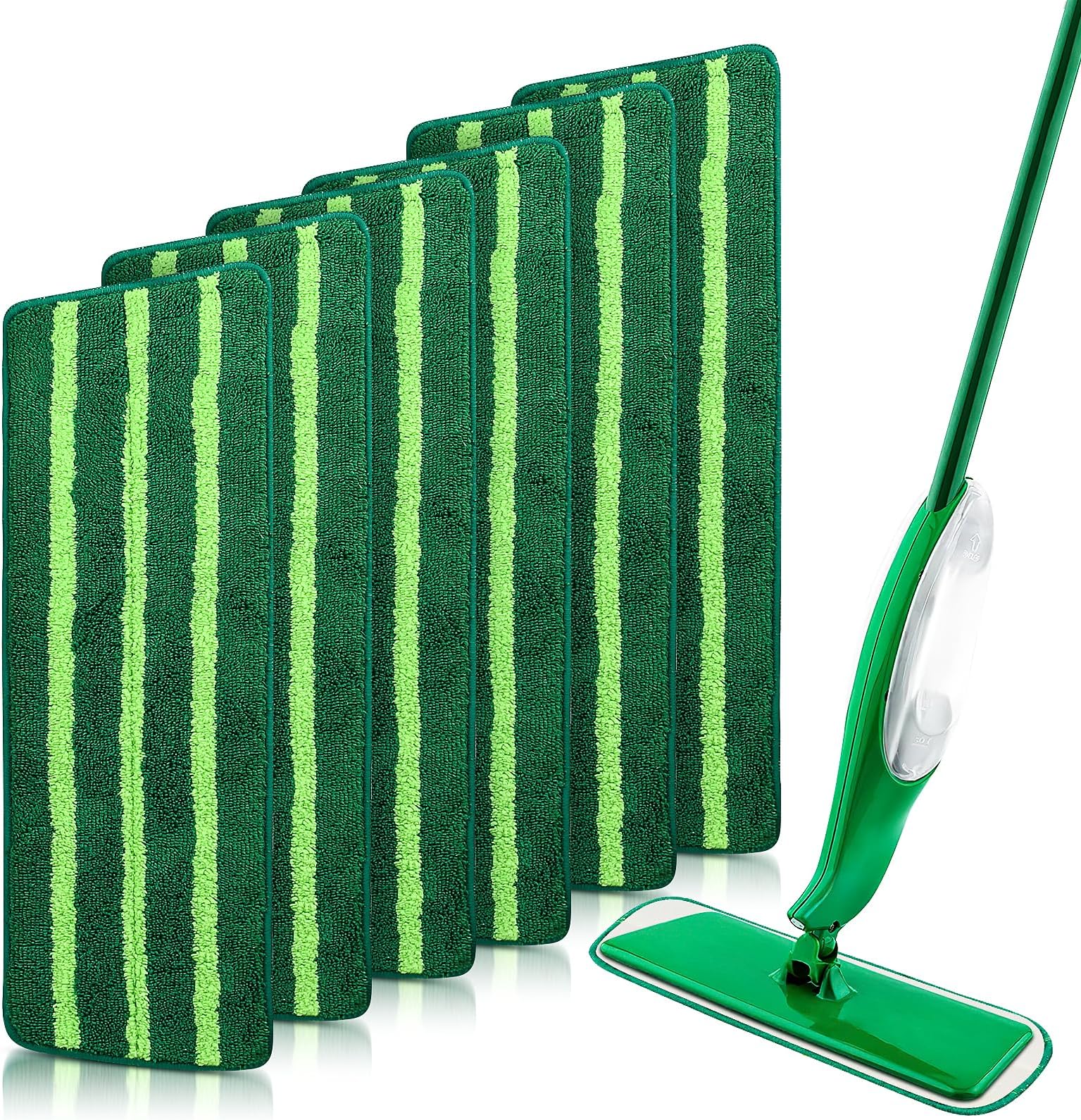 6 Pack Spray Mop Refills for Libman Freedom Spray Mop, Reusable Microfiber Mop Pad Replacement Head