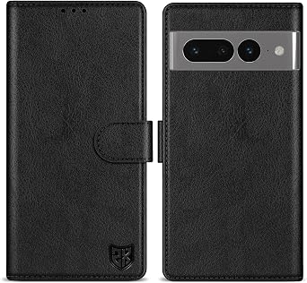 for Google Pixel 7 Pro Wallet Case with [RFID Blocking] Card Slot Kickstand Magnetic Closure Leather Flip Fold Protective Phone Case for Pixel 7 Pro Case WalletBlack-6.7 inch