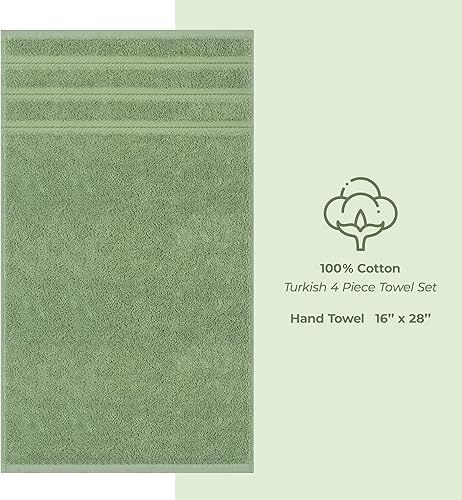 Miniatura 649 de American Soft Linen - Juego de 4 toallas de baño, 100% de algodón turco de 27 x 54 pulgadas, toallas de baño extragrandes, toallas para ducha