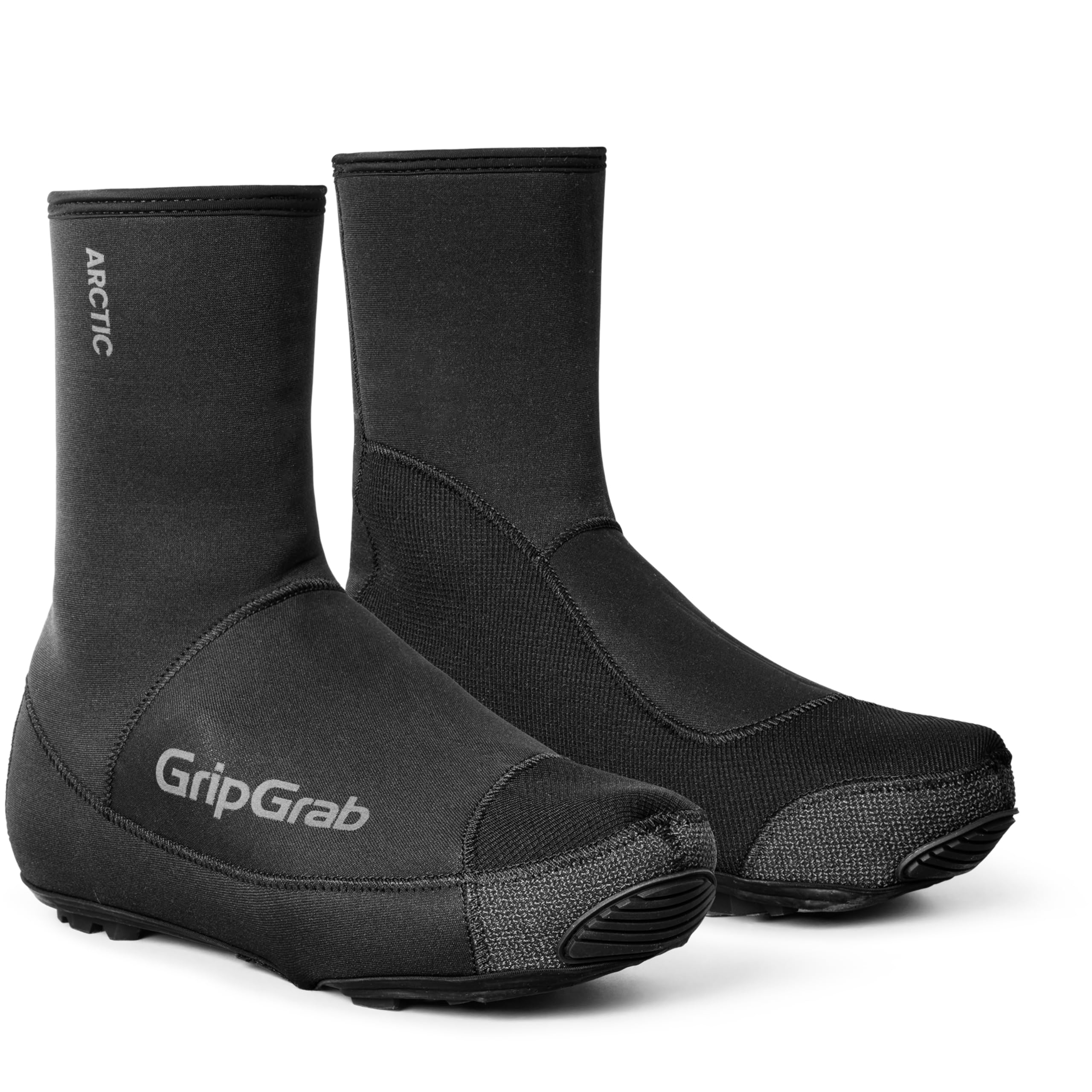 GripGrab Arctic Gravel MTB Überschuhe Winter - Warme Radschuh Überzieher | Nachfolger der Arctic X, 5 mm Neopren mit Fleece-Futter für rennorientierte Gravelschuhe, Kälteschutz und abriebfeste Sohle