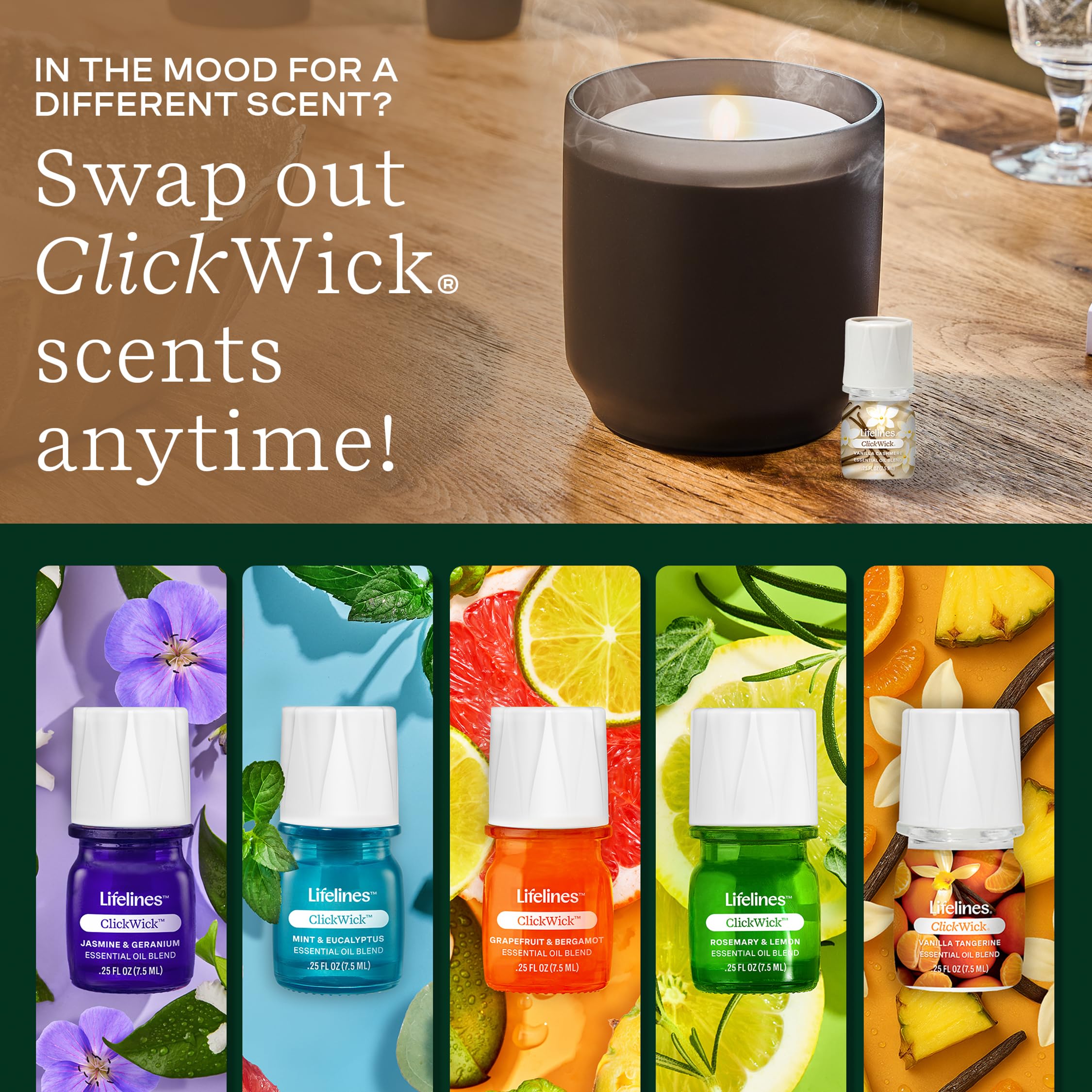 Amazon.com: Lifelines ClickWick Essential Oil Blends for Lifelines