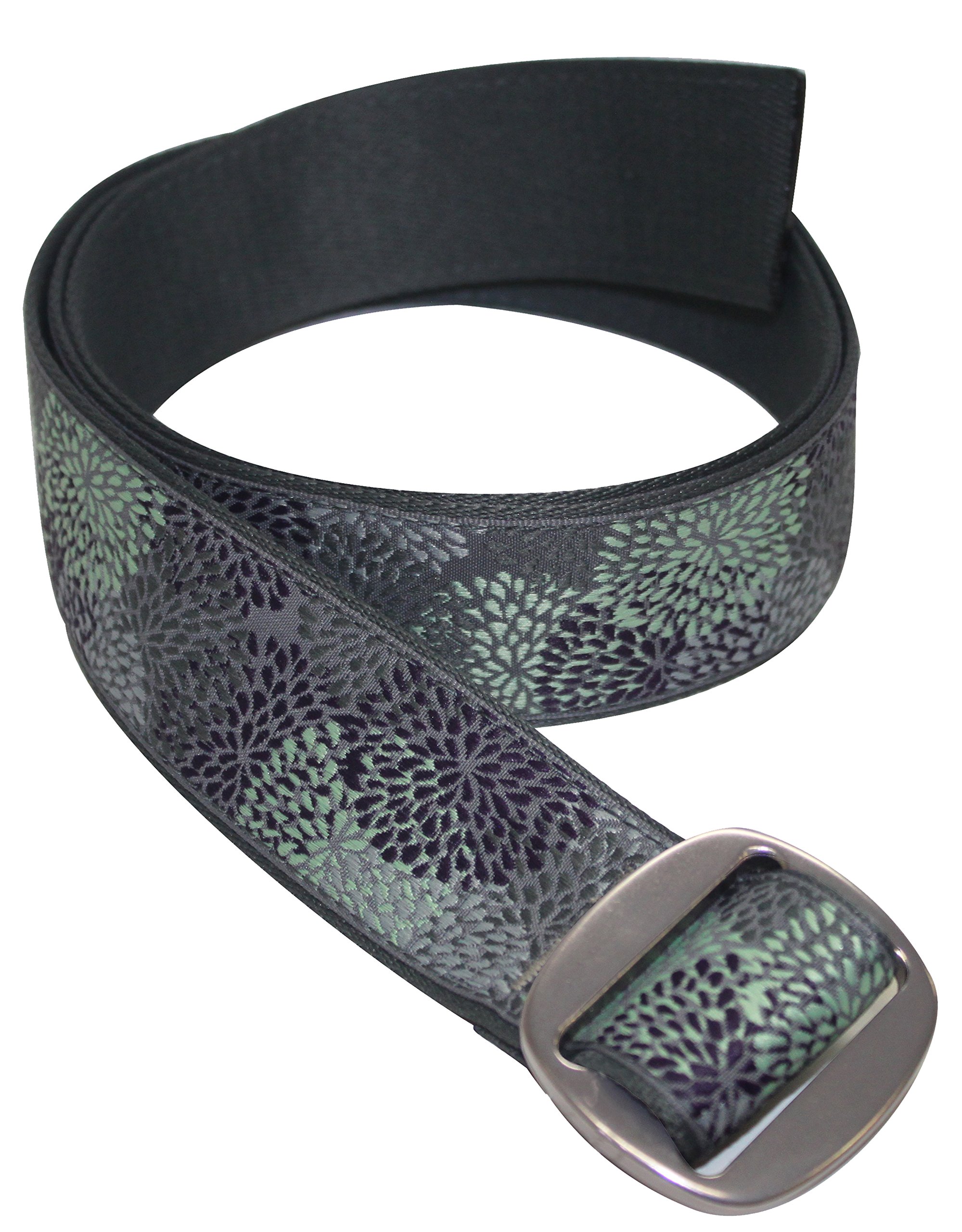 Bison Designs Women's Reversible to Solid Color Subtle Clinch Belt
