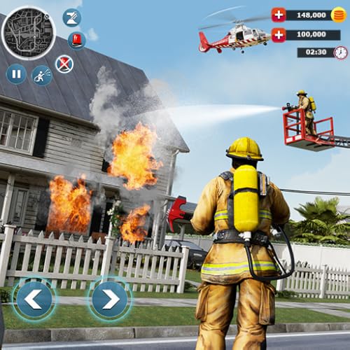 Jeux de pompier : jeux de camion de pompiers Mission de sauvetage d'urgence 18