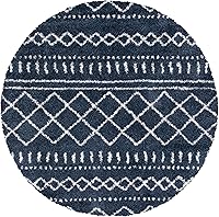 Vista 81 de SAFAVIEH Alfombra 9x12 - Colección Arizona Shag - Grande - Marfil y Beige, Diseño Marroquí Boho, No Desprende Pelo y Fácil de Limpiar, Ideal