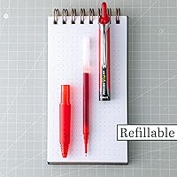 Vista 5 de Pilot, Precise V10 RT - Bolígrafos recargables y retráctiles, punta gruesa de 0.039 in, morado, paquete de 12